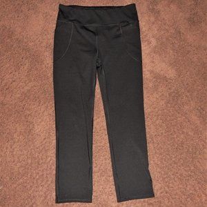 Duluth Trading Black Women's NoGA Sculpting Slim Leg Pants yoga work out XL x 31